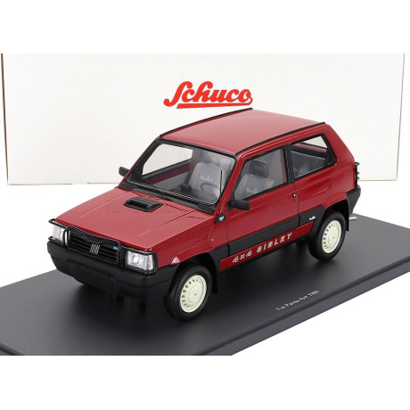 SCHUCO FIAT PANDA 4x4 1989 - RED 1/18