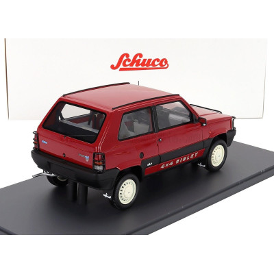 SCHUCO FIAT PANDA 4x4 1989 - RED 1/18