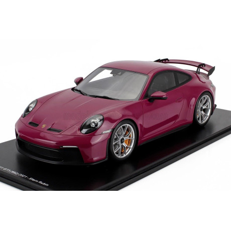 SCHUCO PORSCHE 911 992 GT3 COUPE 2021 - STERN RUBIN RED 1/12