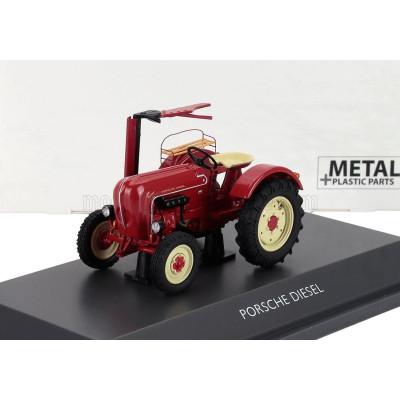 SCHUCO PORSCHE JUNIOR TRACTOR 1948 - RED BEIGE 1/43