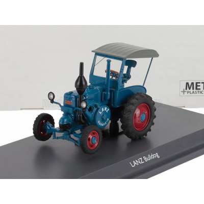 SCHUCO LANZ BULLDOG D9506 TRACTOR 1949 - BLUE RED 1/43