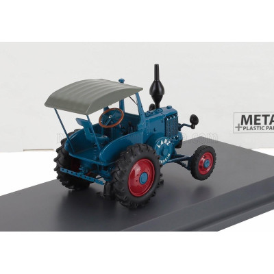 SCHUCO LANZ BULLDOG D9506 TRACTOR 1949 - BLUE RED 1/43