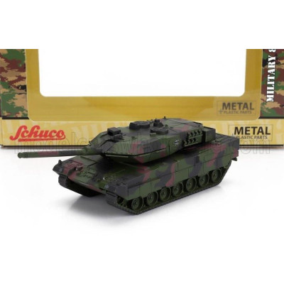 SCHUCO KRAUSS-MAFFEI WEGMANN TANK LEOPARD 2A6 GERMAN ARMY 1945 - MILITARY GREEN 1/87