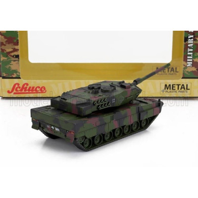 SCHUCO KRAUSS-MAFFEI WEGMANN TANK LEOPARD 2A6 GERMAN ARMY 1945 - MILITARY GREEN 1/87