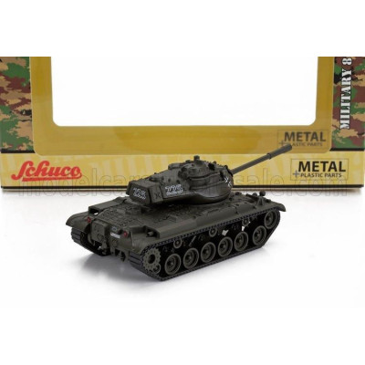 SCHUCO TANK M47 TANK GERMAN ARMY 1945 - MILITARY GREEN 1/87
