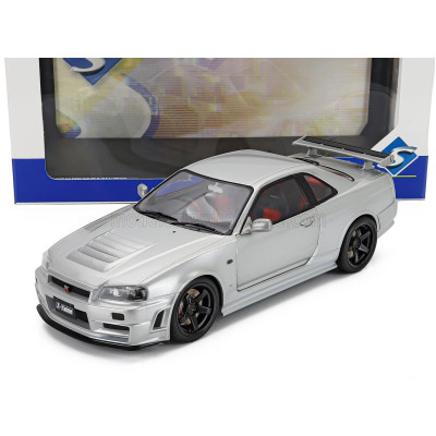 SOLIDO NISSAN SKYLINE GT-R (R34) Z-TUNE 1999 - SILVER 1/18