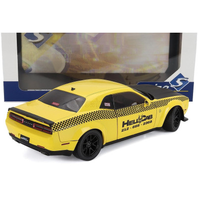SOLIDO DODGE CHALLENGER SRT HELLCAT REDEYE WIDEBODY NYC HELLCAB 2023 - YELLOW BLACK 1/18