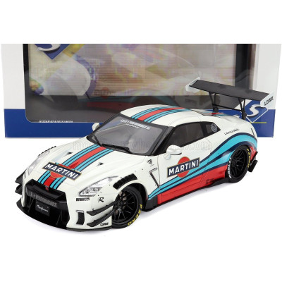SOLIDO NISSAN GT-R (R35) N 0 MARTINI RACING LB WORKS 2024 - WHITE BLUE RED 1/18