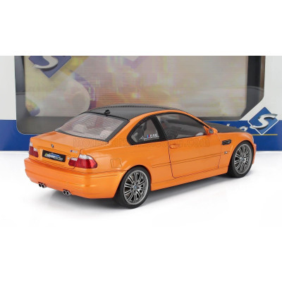 SOLIDO BMW 3-SERIES M3 (E46) COUPE 2000 - ORANGE BLACK 1/18