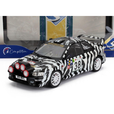 SOLIDO SUBARU IMPREZA S5 WRC99 N 38 TAP RALLY OF PORTUGAL 2001 NIGEL HEATH - STEVE LANCASTER - WHITE BLACK 1/18