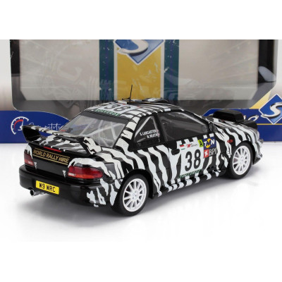 SOLIDO SUBARU IMPREZA S5 WRC99 N 38 TAP RALLY OF PORTUGAL 2001 NIGEL HEATH - STEVE LANCASTER - WHITE BLACK 1/18