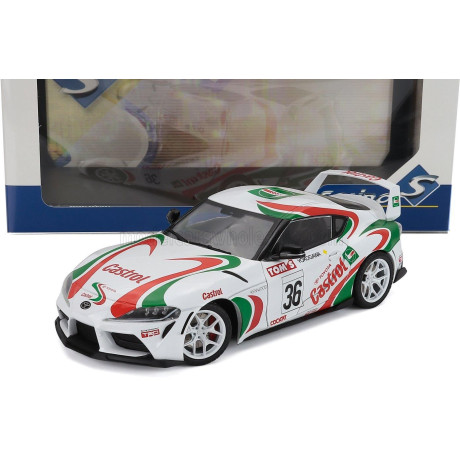 SOLIDO TOYOTA SUPRA GR TOYOTA RACING N 36 TRIBUTE 2024 - WHITE GREEN RED 1/18