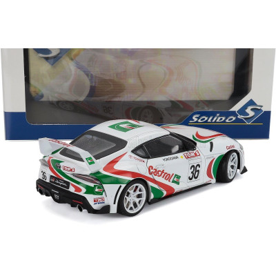 SOLIDO TOYOTA SUPRA GR TOYOTA RACING N 36 TRIBUTE 2024 - WHITE GREEN RED 1/18