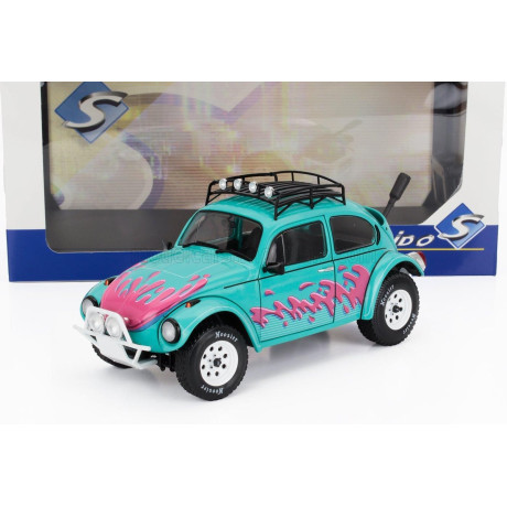 SOLIDO VOLKSWAGEN BEETLE MAGGIOLINO ALL ROAD 1976 - LIGHT BLUE 1/18