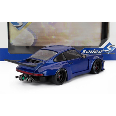 SOLIDO PORSCHE 911 930 3.0L KS-R COUPE 2022 - BLUE 1/18