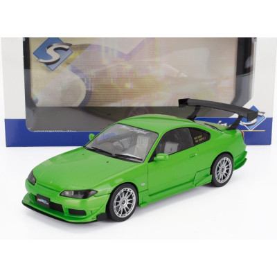 SOLIDO NISSAN SILVIA (S15) COUPE SPEC-R AERO 1999 - GREEN MET 1/18