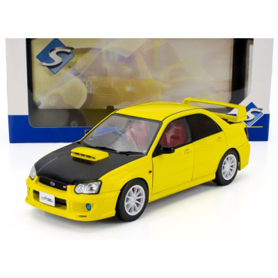 SOLIDO SUBARU IMPREZA WRX STi STREETFIGHTER 2003 - YELLOW CARBON BLACK 1/18