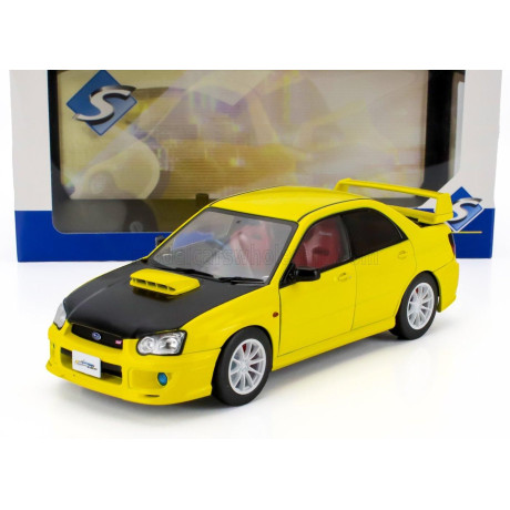 SOLIDO SUBARU IMPREZA WRX STi STREETFIGHTER 2003 - YELLOW CARBON BLACK 1/18