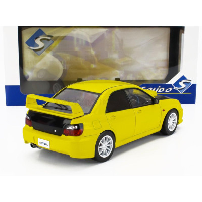 SOLIDO SUBARU IMPREZA WRX STi STREETFIGHTER 2003 - YELLOW CARBON BLACK 1/18