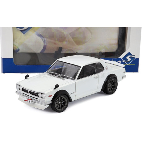SOLIDO NISSAN SKYLINE (C10) HAKOSUKA WORKS 1970 - PEARL WHITE 1/18