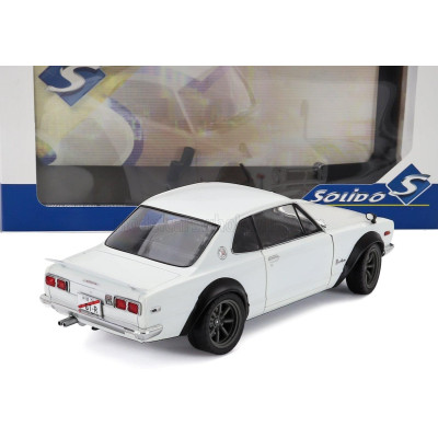 SOLIDO NISSAN SKYLINE (C10) HAKOSUKA WORKS 1970 - PEARL WHITE 1/18