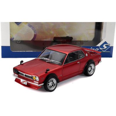 SOLIDO NISSAN SKYLINE (C10) HAKOSUKA WORKS 1970 - RED MET 1/18