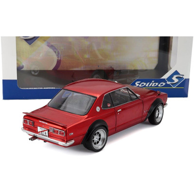 SOLIDO NISSAN SKYLINE (C10) HAKOSUKA WORKS 1970 - RED MET 1/18