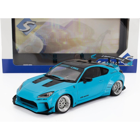 SOLIDO TOYOTA GR86 LBWK BODY KIT COUPE 2024 - BABY BLUE 1/18