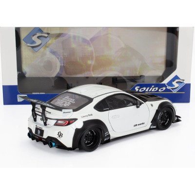 SOLIDO TOYOTA GR86 LBWK BODY KIT COUPE 2024 - WHITE PEARL BLACK 1/18
