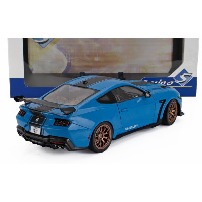 SOLIDO FORD USA MUSTANG SHELBY SUPER SNAKE COUPE 2025 - BLUE MET BLACK 1/18