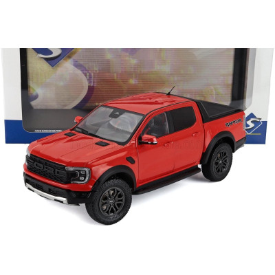 SOLIDO FORD USA RANGER RAPTOR PICK-UP DOUBLE CABINE 2024 - DARK ORANGE 1/18