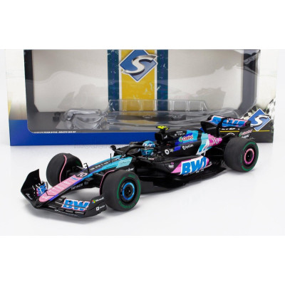 SOLIDO ALPINE F1  A524 TEAM BWT ALPINE N 10 BRAZILIAN GP 2024 PIERRE GASLY - BLACK BLUE PINK 1/18