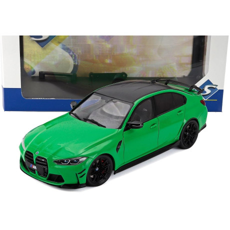 SOLIDO BMW 3-SERIES M3 PERFORMANCE PARTS (G80) 2024 - GREEN BLACK 1/18