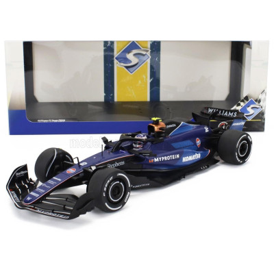 SOLIDO WILLIAMS F1  FW46 TEAM WILLIAMS RACING N 2 SAUDI ARABIA 2024 LOGAN SARGEANT - 2 TONE BLUE 1/18