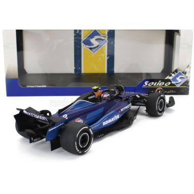 SOLIDO WILLIAMS F1  FW46 TEAM WILLIAMS RACING N 2 SAUDI ARABIA 2024 LOGAN SARGEANT - 2 TONE BLUE 1/18