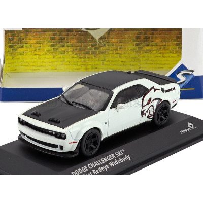 SOLIDO DODGE CHALLENGER SRT HELLCAT COUPE 2020 - WHITE BLACK 1/43