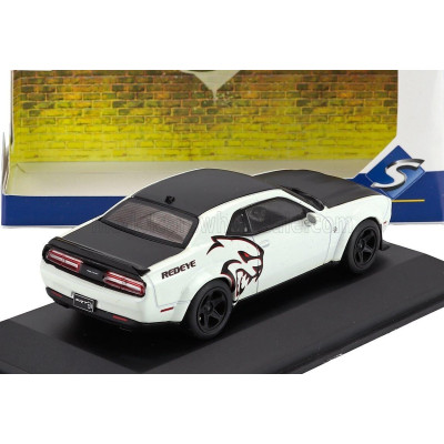 SOLIDO DODGE CHALLENGER SRT HELLCAT COUPE 2020 - WHITE BLACK 1/43