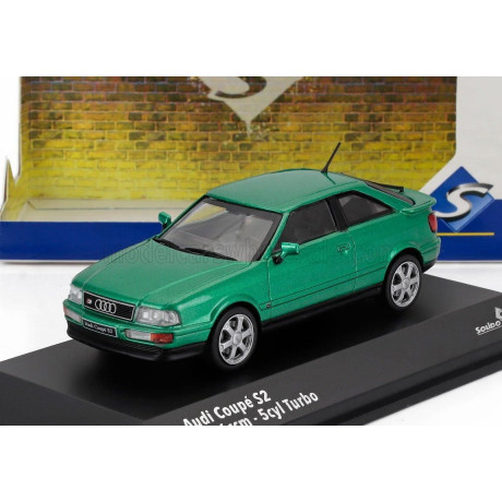 SOLIDO AUDI 80 (S2) TURBO COUPE 1994 - GREEN 1/43