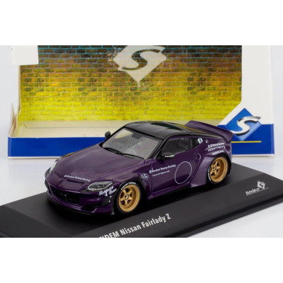 SOLIDO NISSAN FAIRLADY Z (RZ34) PANDEM COUPE ROCKET BUNNY 2022 - PURPLE 1/43