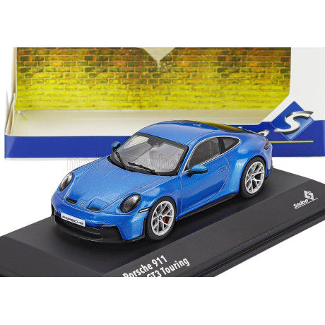 SOLIDO PORSCHE 911 992 GT3 TOURING COUPE 2023 - SEA BLUE MET 1/43