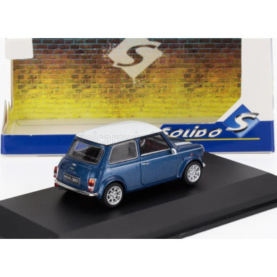 SOLIDO MINI COOPER S 1994 - BLUE WHITE 1/43