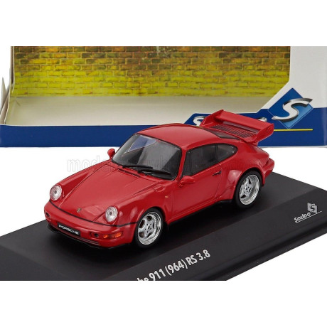 SOLIDO PORSCHE 911 964 3.8 RS COUPE 1994 - RED 1/43