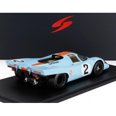 SPARK MODEL PORSCHE 917K TEAM J.W. AUTOMOTIVE ENGINEERING GULF N 2 WINNER 24h DAYTONA 1971 PEDRO RODRIGUEZ - JACKIE OLIVIER - LI