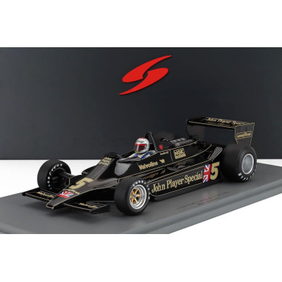 SPARK MODEL LOTUS F1  79 JPS N 5 WORLD CHAMPION WINNER BELGIUM GP MARIO ANDRETTI 1978 - BLACK GOLD 1/18