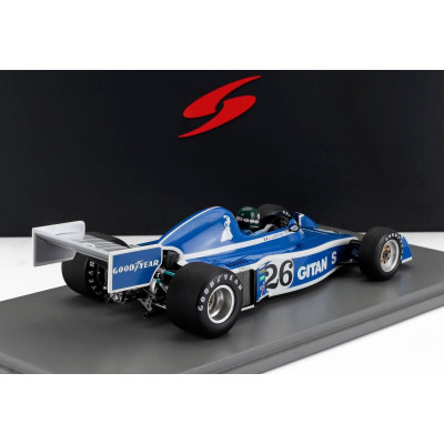 SPARK MODEL LIGIER JS5 N 26 3rd BELGIUM GP 1976 JACQUES LAFFITE - BLUE WHITE 1/18