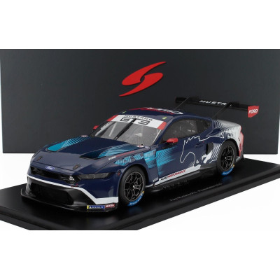 SPARK MODEL FORD USA MUSTANG GT3 5.4L V8 TEAM MULTIMAC MOTORSPORT N 64 IMSA PRESENTATION 2023 - BLUE 1/18