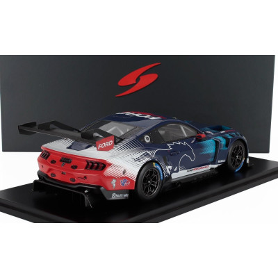 SPARK MODEL FORD USA MUSTANG GT3 5.4L V8 TEAM MULTIMAC MOTORSPORT N 64 IMSA PRESENTATION 2023 - BLUE 1/18