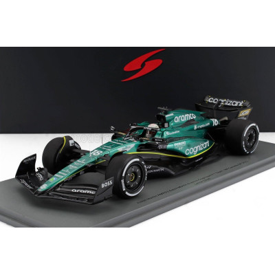 SPARK MODEL ASTON MARTIN F1  AMR23 TEAM ARAMCO COGNIZANT N 18 CANADA GP 2023 LANCE STROLL - GREEN 1/18