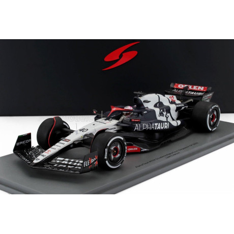 SPARK MODEL ALPHA TAURI F1  AT04 TEAM ALPHA TAURI N 40 SINGAPORE GP 2023 LIAM LAWSON - BLUE WHITE 1/18