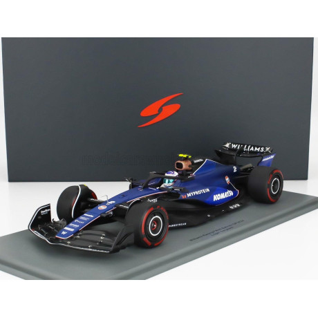SPARK MODEL WILLIAMS F1  FW46 TEAM WILLIAMS RACING N 2 SEASON 2024 LOGAN SARGEANT - 2 TONE BLUE 1/18